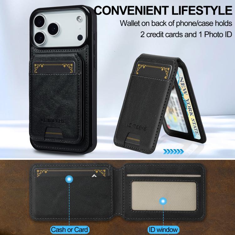 LC.IMEEKE L3 Series Detachable RFID Card Bag Magsafe Phone Case