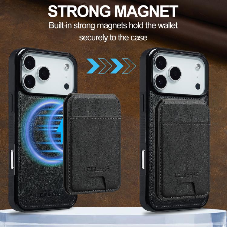 LC.IMEEKE L3 Series Detachable RFID Card Bag Magsafe Phone Case