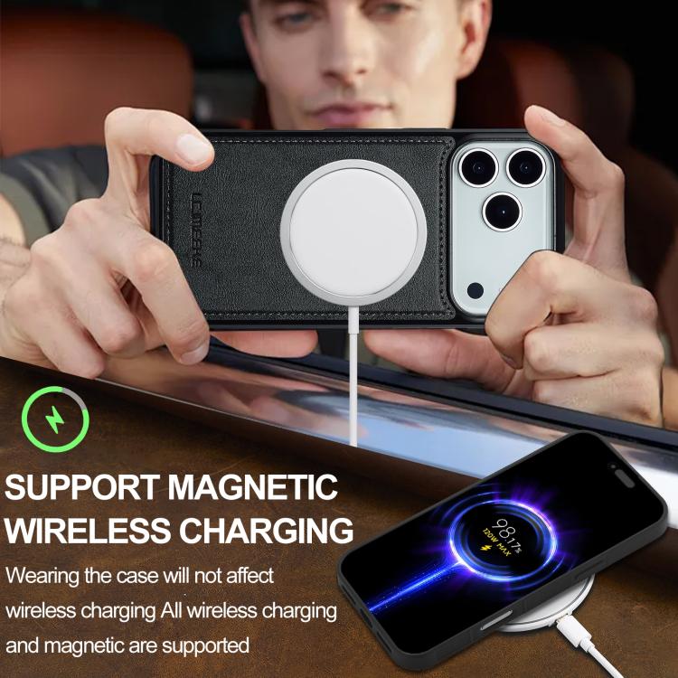 LC.IMEEKE L3 Series Detachable RFID Card Bag Magsafe Phone Case
