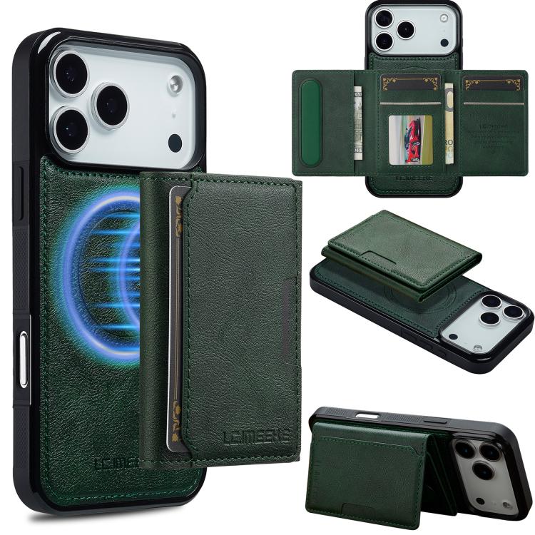 LC.IMEEKE L5 Series Detachable RFID Card Bag Magsafe Phone Case
