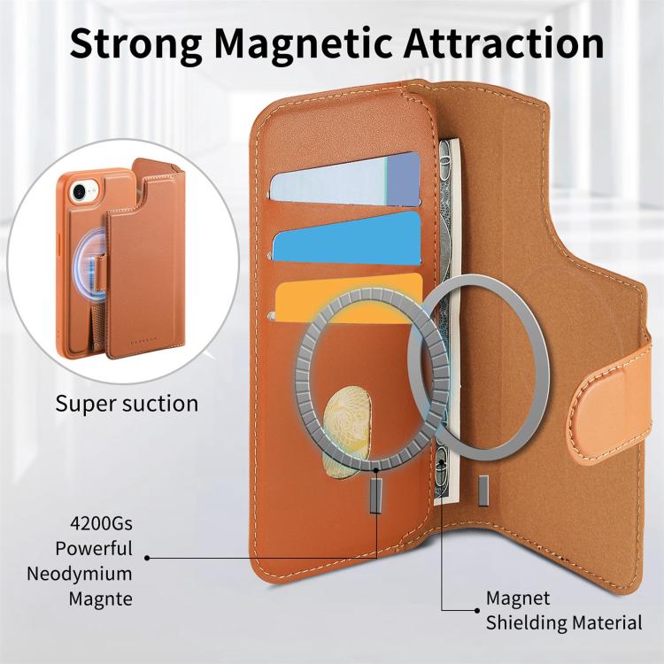 CaseNeo Finger Grip Strap MagSafe Leather Phone Case, For iPhone 16e, For iPhone 16 Pro Max, For iPhone 16 Pro, For iPhone 16 Plus, For iPhone 16, For iPhone 15 Pro Max, For iPhone 15 Pro, For iPhone 15 Plus / 14 Plus