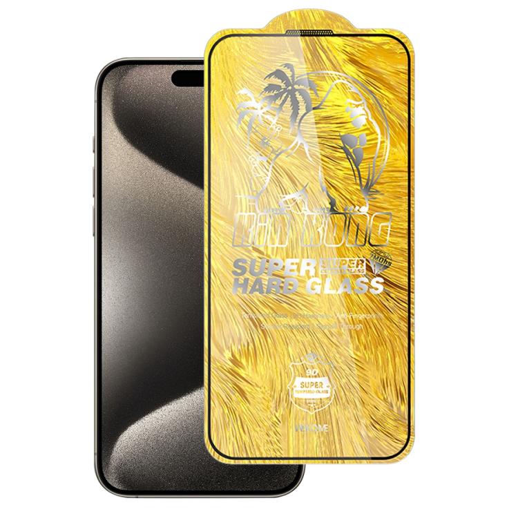 WK WTP-103 Jungle Series Kinkong Kyanite Ultra-hard 9D Curved HD Aluminum Glass Film, For iPhone 16 Pro Max, For iPhone 16 Pro, For iPhone 16 Plus / 15 Plus, For iPhone 16 / 15, For iPhone 15 Pro Max, For iPhone 15 Pro