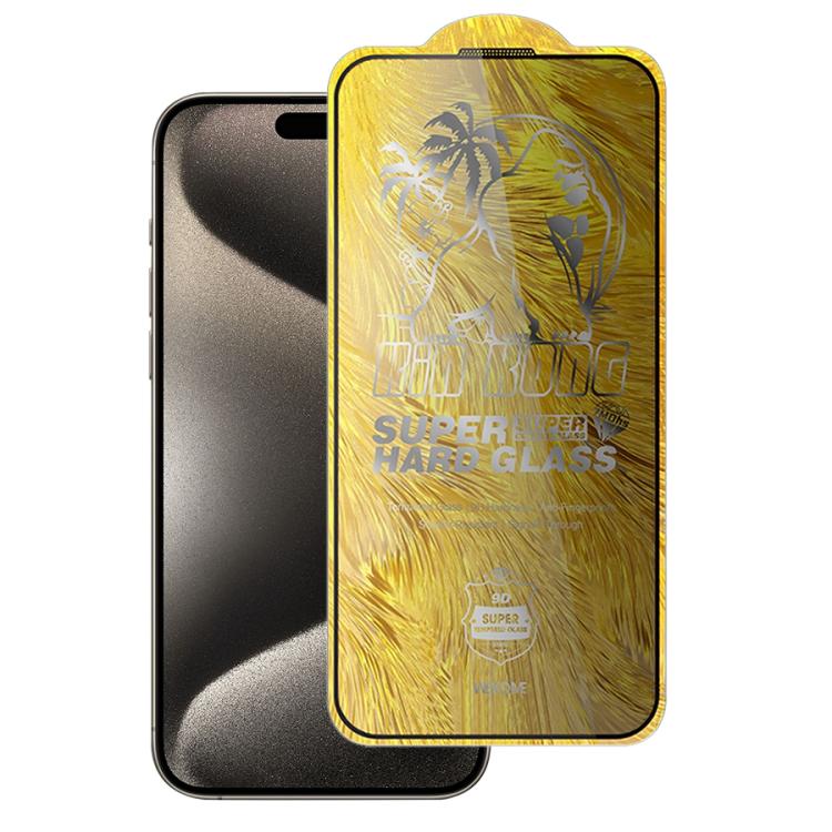 WK WTP-104 Jungle Series Kinkong Kyanite Ultra-hard 9D Curved Privacy Aluminum Glass Film, For iPhone 16 Pro Max, For iPhone 16 Pro, For iPhone 16 Plus / 15 Plus, For iPhone 16 / 15, For iPhone 15 Pro Max, For iPhone 15 Pro