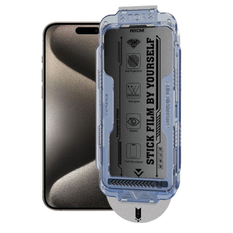 WK WTP-118 Easy Install 6D Curved Ultra-Fine Edge Frosted Privacy Tempered Glass Film, For iPhone 16 Pro Max, For iPhone 16 Pro, For iPhone 16 Plus / 15 Plus, For iPhone 16 / 15, For iPhone 15 Pro Max, For iPhone 15 Pro, For iPhone 13 Pro Max / 14 Plus...