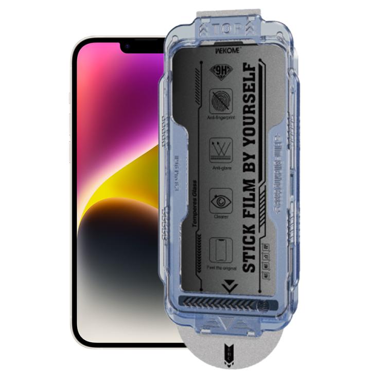 WK WTP-118 Easy Install 6D Curved Ultra-Fine Edge Frosted Privacy Tempered Glass Film, For iPhone 16 Pro Max, For iPhone 16 Pro, For iPhone 16 Plus / 15 Plus, For iPhone 16 / 15, For iPhone 15 Pro Max, For iPhone 15 Pro, For iPhone 13 Pro Max / 14 Plus...