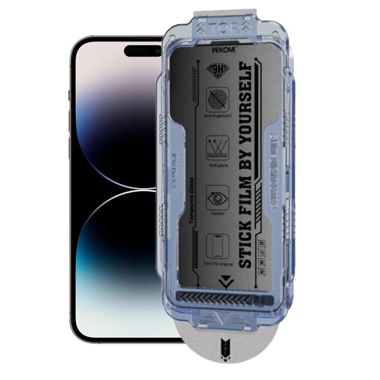 WK WTP-118 Easy Install 6D Curved Ultra-Fine Edge Frosted Privacy Tempered Glass Film, For iPhone 16 Pro Max, For iPhone 16 Pro, For iPhone 16 Plus / 15 Plus, For iPhone 16 / 15, For iPhone 15 Pro Max, For iPhone 15 Pro, For iPhone 13 Pro Max / 14 Plus...