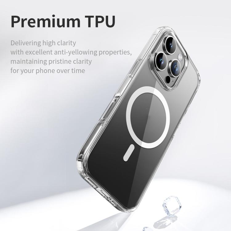 ROCK JingDun Series Clear MagSafe PC Hybrid TPU Phone Case, For iPhone 16 Pro Max, For iPhone 16 Pro, For iPhone 16 Plus, For iPhone 16
