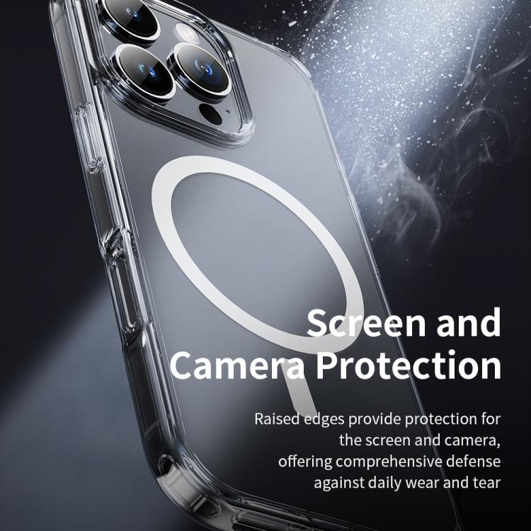ROCK JingDun Series Clear MagSafe PC Hybrid TPU Phone Case, For iPhone 16 Pro Max, For iPhone 16 Pro, For iPhone 16 Plus, For iPhone 16