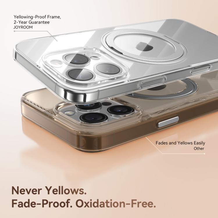 JOYROOM JR-16JL6 Ultra-Thin Magnetic Phone Case with 360 Rotatable Ring, For iPhone 16 Pro Max, For iPhone 16 Pro