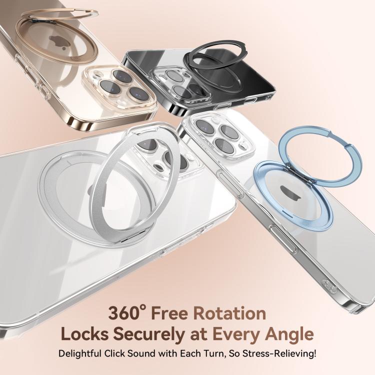 JOYROOM JR-16JL6 Ultra-Thin Magnetic Phone Case with 360 Rotatable Ring, For iPhone 16 Pro Max, For iPhone 16 Pro