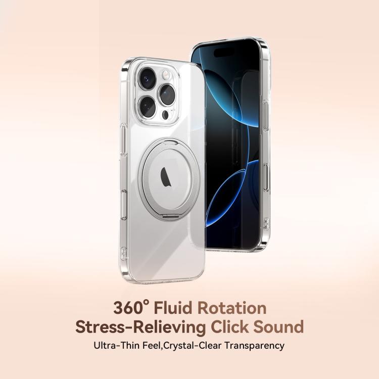 JOYROOM JR-16JL6 Ultra-Thin Magnetic Phone Case with 360 Rotatable Ring, For iPhone 16 Pro Max, For iPhone 16 Pro