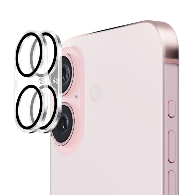 2pcs ENKAY Hat-Prince 9H Rear Camera Lens Tempered Glass Film, For iPhone 17 Pro Max, For iPhone 17 Pro, For iPhone 17, For iPhone 17 Air, For iPhone 15 Pro / 15 Pro Max, For iPhone 15 / 15 Plus, For iPhone 16 Pro / 16 Pro Max, For iPhone 16 / 16 Plus