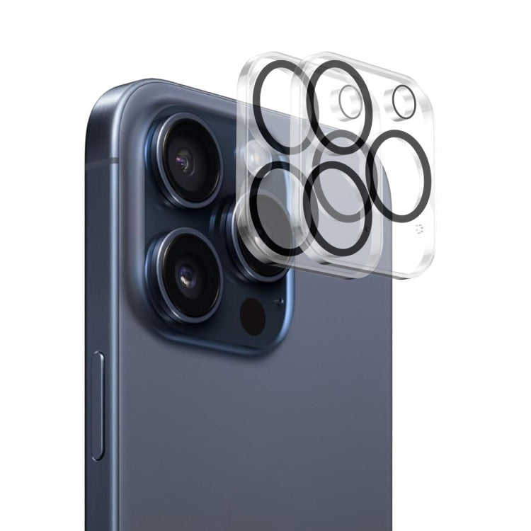 2pcs ENKAY Hat-Prince 9H Rear Camera Lens Tempered Glass Film, For iPhone 17 Pro Max, For iPhone 17 Pro, For iPhone 17, For iPhone 17 Air, For iPhone 15 Pro / 15 Pro Max, For iPhone 15 / 15 Plus, For iPhone 16 Pro / 16 Pro Max, For iPhone 16 / 16 Plus