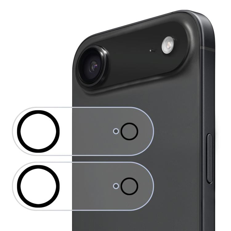 2pcs ENKAY Hat-Prince 9H Rear Camera Lens Tempered Glass Film, For iPhone 17 Pro Max, For iPhone 17 Pro, For iPhone 17, For iPhone 17 Air, For iPhone 15 Pro / 15 Pro Max, For iPhone 15 / 15 Plus, For iPhone 16 Pro / 16 Pro Max, For iPhone 16 / 16 Plus