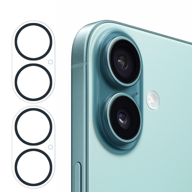 2pcs ENKAY Hat-Prince 9H Rear Camera Lens Tempered Glass Film, For iPhone 17 Pro Max, For iPhone 17 Pro, For iPhone 17, For iPhone 17 Air, For iPhone 15 Pro / 15 Pro Max, For iPhone 15 / 15 Plus, For iPhone 16 Pro / 16 Pro Max, For iPhone 16 / 16 Plus
