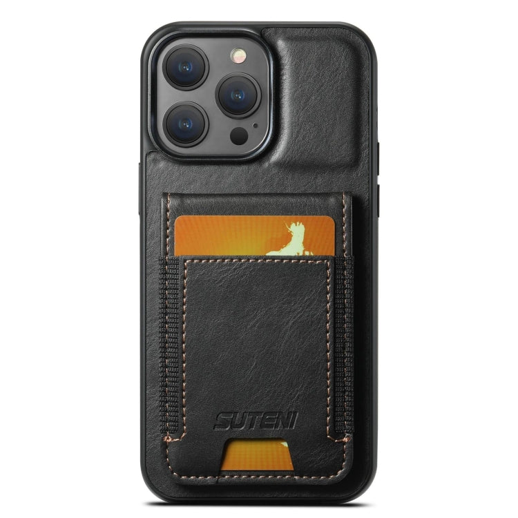 Suteni H03 Oil Wax Leather Wallet Stand Back Phone Case, For iPhone 14 Pro Max, For iPhone 13 Pro Max, For iPhone 13 Pro, For iPhone 13, For iPhone 12 Pro Max, For iPhone 11 Pro Max, For iPhone 11, For iPhone 11 Pro, For iPhone 12 / 12 Pro