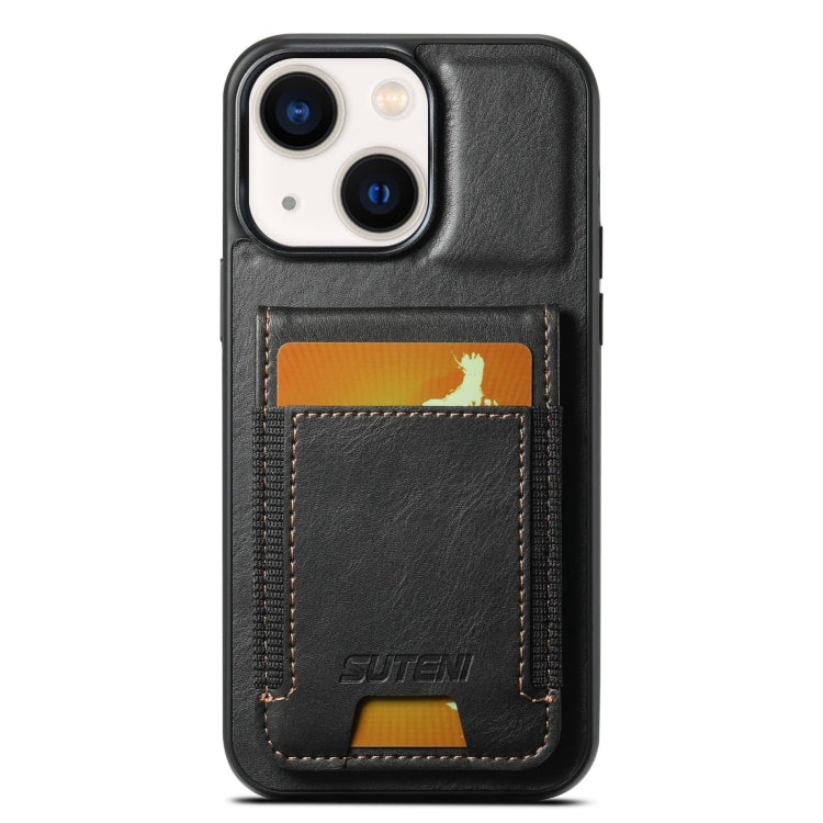 Suteni H03 Oil Wax Leather Wallet Stand Back Phone Case, For iPhone 14 Pro Max, For iPhone 13 Pro Max, For iPhone 13 Pro, For iPhone 13, For iPhone 12 Pro Max, For iPhone 11 Pro Max, For iPhone 11, For iPhone 11 Pro, For iPhone 12 / 12 Pro