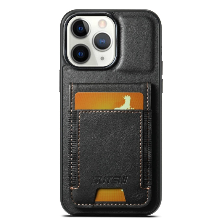 Suteni H03 Oil Wax Leather Wallet Stand Back Phone Case, For iPhone 14 Pro Max, For iPhone 13 Pro Max, For iPhone 13 Pro, For iPhone 13, For iPhone 12 Pro Max, For iPhone 11 Pro Max, For iPhone 11, For iPhone 11 Pro, For iPhone 12 / 12 Pro