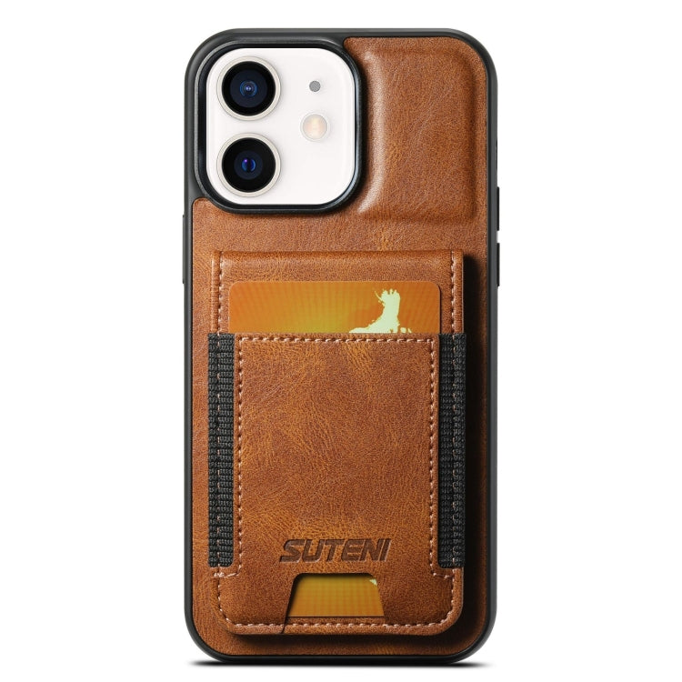 Suteni H03 Oil Wax Leather Wallet Stand Back Phone Case, For iPhone 14 Pro Max, For iPhone 13 Pro Max, For iPhone 13 Pro, For iPhone 13, For iPhone 12 Pro Max, For iPhone 11 Pro Max, For iPhone 11, For iPhone 11 Pro, For iPhone 12 / 12 Pro