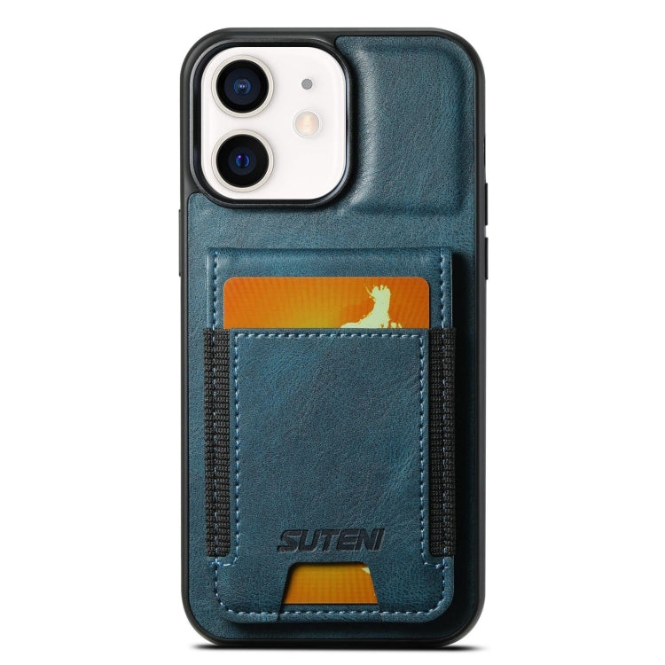 Suteni H03 Oil Wax Leather Wallet Stand Back Phone Case, For iPhone 14 Pro Max, For iPhone 13 Pro Max, For iPhone 13 Pro, For iPhone 13, For iPhone 12 Pro Max, For iPhone 11 Pro Max, For iPhone 11, For iPhone 11 Pro, For iPhone 12 / 12 Pro