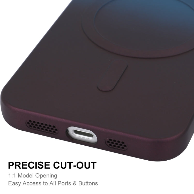 ENKAY Hat-Prince MagSafe Rainbow Gradient Silicone Phone Case with Lens Film, For iPhone 16 Pro Max, For iPhone 16 Pro, For iPhone 16 Plus, For iPhone 16, For iPhone 15 Pro Max, For iPhone 15 Pro, For iPhone 15 Plus, For iPhone 15