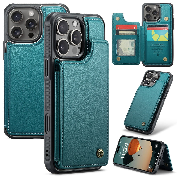 CaseMe C22 Card Slots Holder RFID Anti-theft Phone Case, For iPhone 16e, For iPhone 16 Pro Max, For iPhone 16 Pro, For iPhone 16 Plus, For iPhone 16