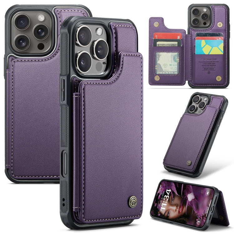 CaseMe C22 Card Slots Holder RFID Anti-theft Phone Case, For iPhone 16e, For iPhone 16 Pro Max, For iPhone 16 Pro, For iPhone 16 Plus, For iPhone 16