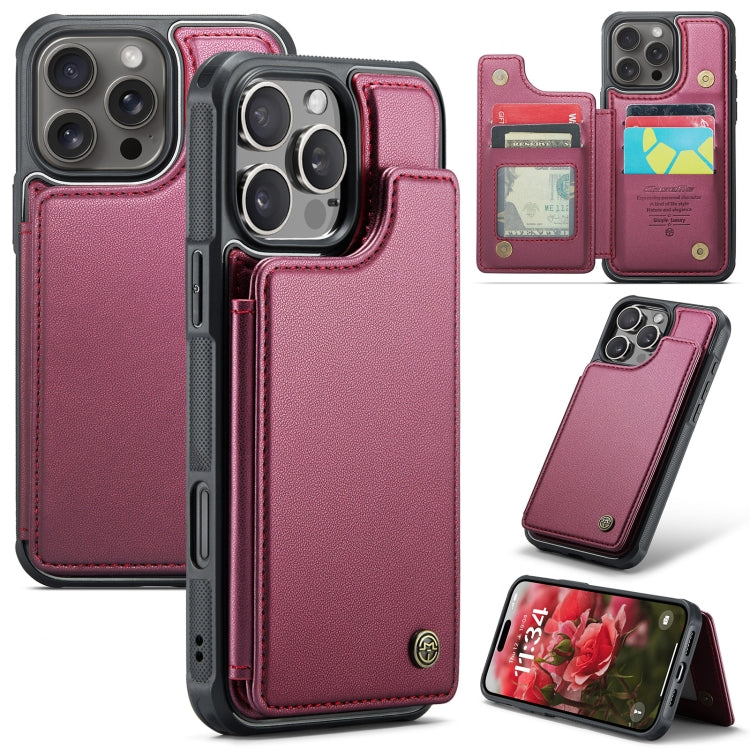 CaseMe C22 Card Slots Holder RFID Anti-theft Phone Case, For iPhone 16e, For iPhone 16 Pro Max, For iPhone 16 Pro, For iPhone 16 Plus, For iPhone 16