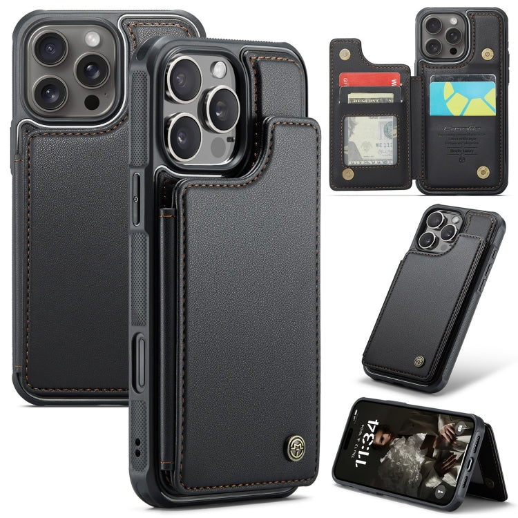 CaseMe C22 Card Slots Holder RFID Anti-theft Phone Case, For iPhone 16e, For iPhone 16 Pro Max, For iPhone 16 Pro, For iPhone 16 Plus, For iPhone 16