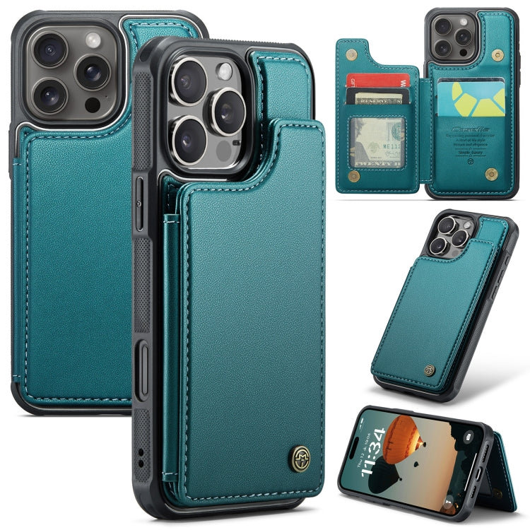 CaseMe C22 Card Slots Holder RFID Anti-theft Phone Case, For iPhone 16e, For iPhone 16 Pro Max, For iPhone 16 Pro, For iPhone 16 Plus, For iPhone 16