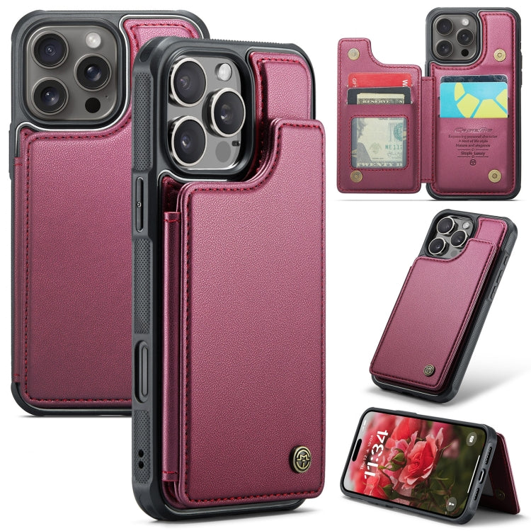 CaseMe C22 Card Slots Holder RFID Anti-theft Phone Case, For iPhone 16e, For iPhone 16 Pro Max, For iPhone 16 Pro, For iPhone 16 Plus, For iPhone 16