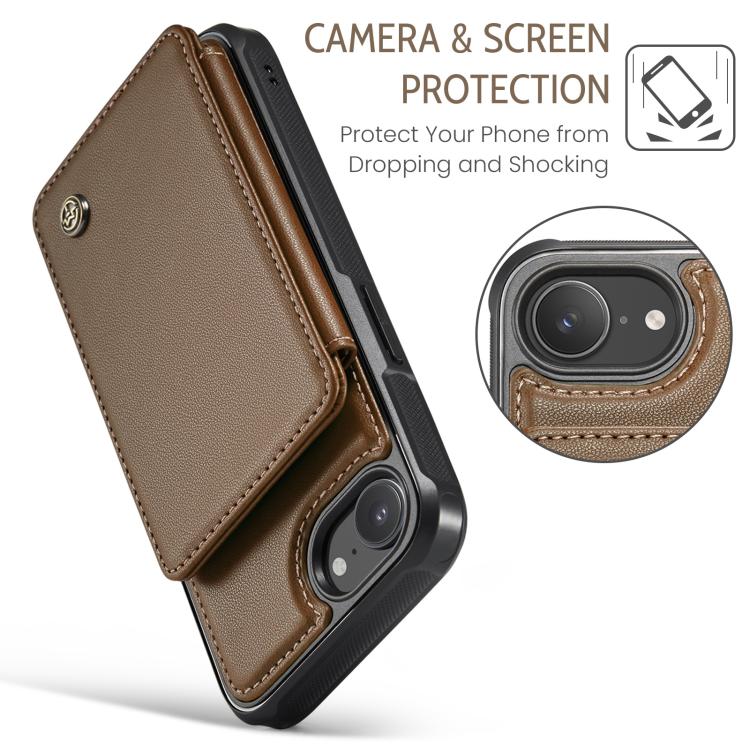 CaseMe C22 Card Slots Holder RFID Anti-theft Phone Case, For iPhone 16e, For iPhone 16 Pro Max, For iPhone 16 Pro, For iPhone 16 Plus, For iPhone 16