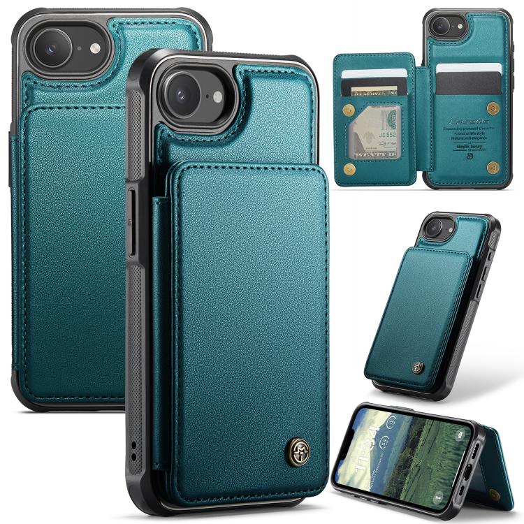 CaseMe C22 Card Slots Holder RFID Anti-theft Phone Case, For iPhone 16e, For iPhone 16 Pro Max, For iPhone 16 Pro, For iPhone 16 Plus, For iPhone 16