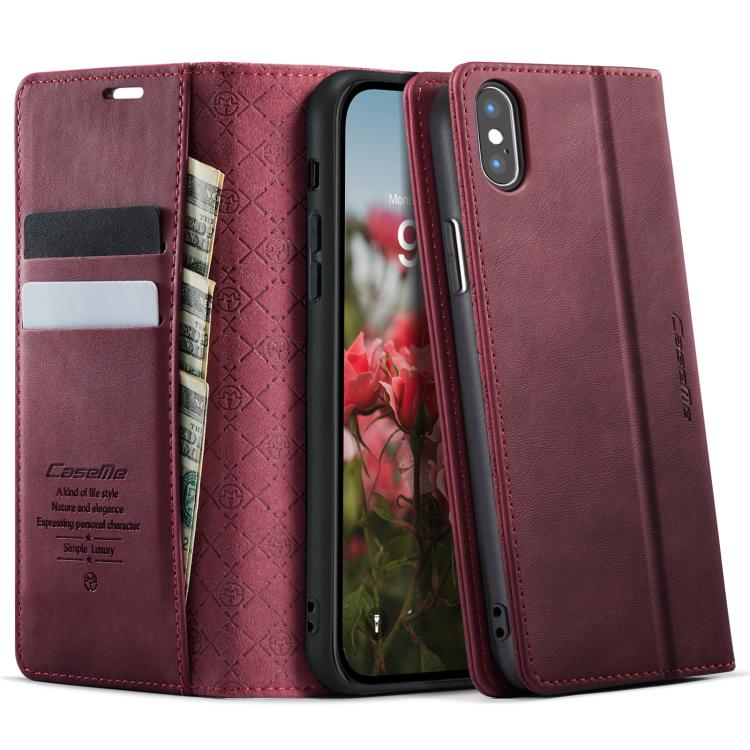 CaseMe 033 Calf Leather Lining Microfibre RFID Blocking Phone Case
