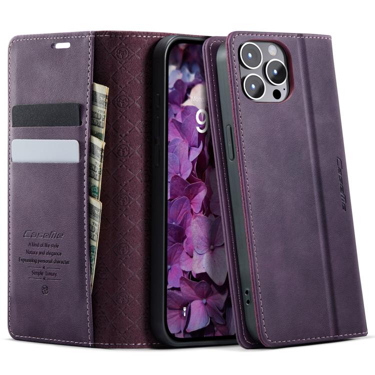 CaseMe 033 Calf Leather Lining Microfibre RFID Blocking Phone Case
