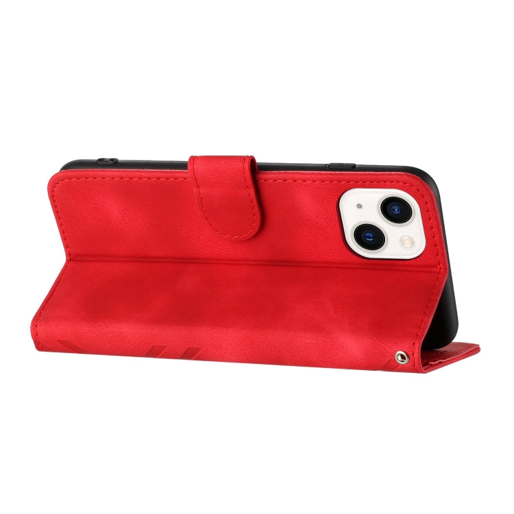 Line Pattern Skin Feel Leather Phone Case, For iPhone 14 Plus, For iPhone 14, For iPhone 14 Pro, For iPhone 14 Pro Max, For iPhone 7 / 8 / SE 2020 / SE 2022, For iPhone 13 Pro Max, For iPhone 13 Pro, For iPhone 13