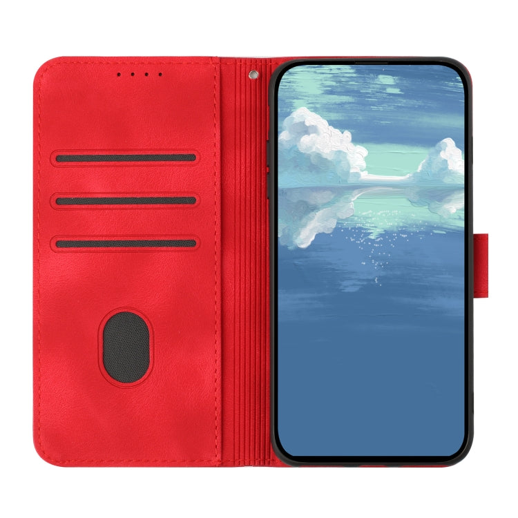 Line Pattern Skin Feel Leather Phone Case, For iPhone 14 Plus, For iPhone 14, For iPhone 14 Pro, For iPhone 14 Pro Max, For iPhone 7 / 8 / SE 2020 / SE 2022, For iPhone 13 Pro Max, For iPhone 13 Pro, For iPhone 13