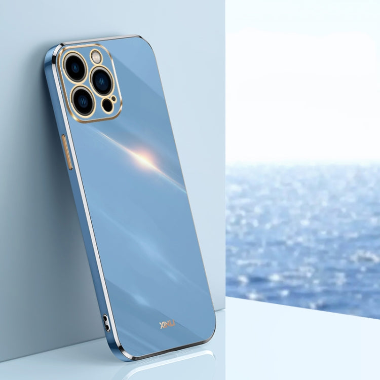 XINLI Straight Edge 6D Electroplate TPU Phone Case