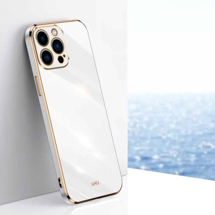 XINLI Straight Edge 6D Electroplate TPU Phone Case