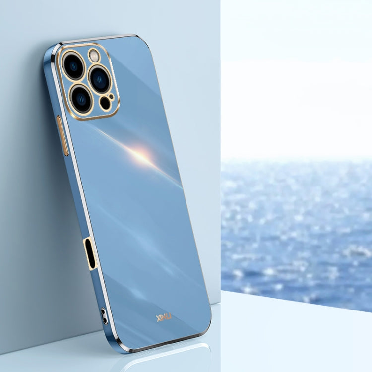 XINLI Straight Edge 6D Electroplate TPU Phone Case