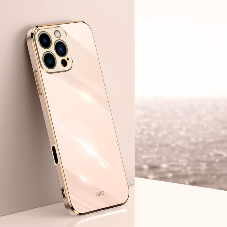 XINLI Straight Edge 6D Electroplate TPU Phone Case