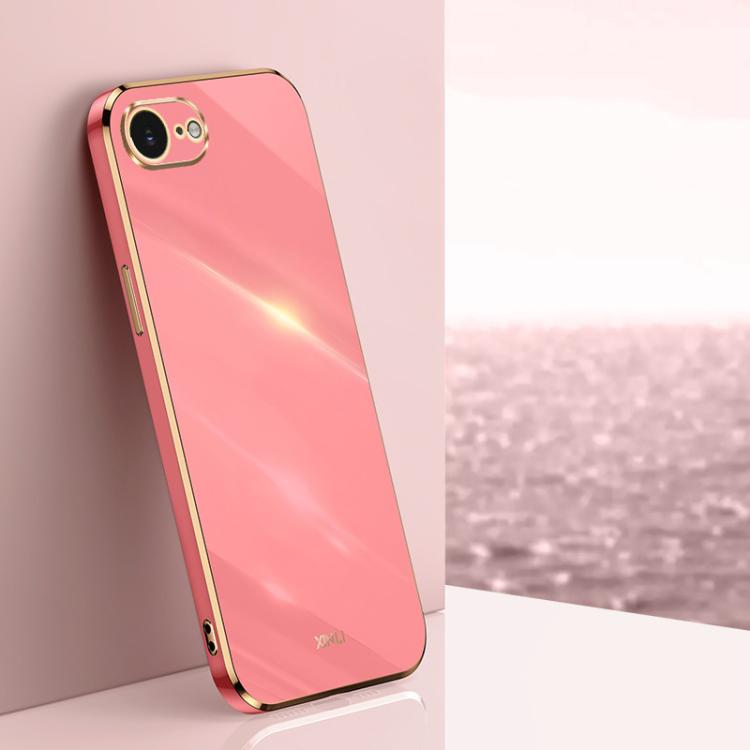 XINLI Straight Edge 6D Electroplate TPU Phone Case