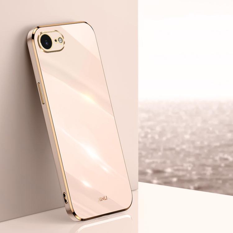 XINLI Straight Edge 6D Electroplate TPU Phone Case