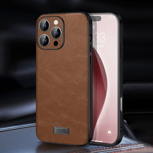 SULADA Shockproof TPU Hybrid Handmade Leather Phone Case