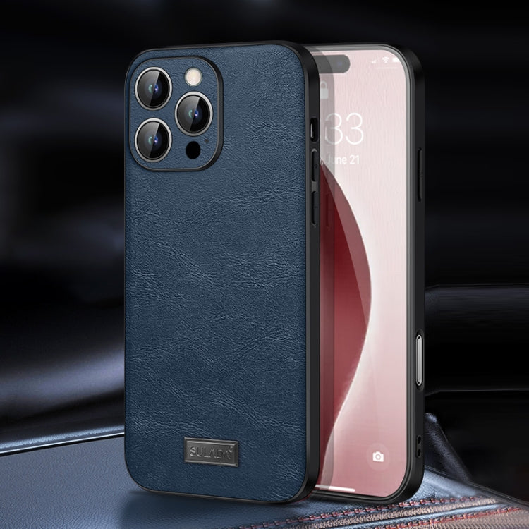 SULADA Shockproof TPU Hybrid Handmade Leather Phone Case
