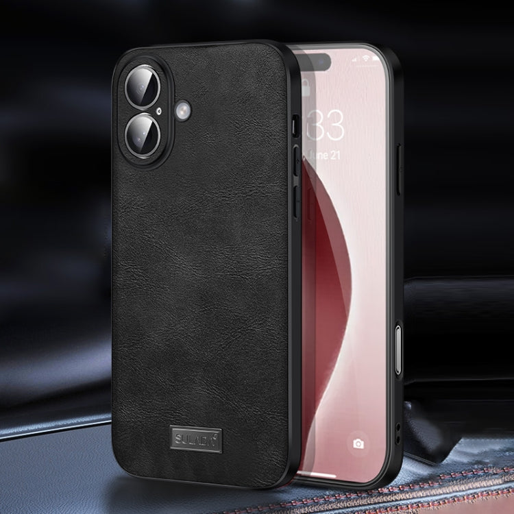 SULADA Shockproof TPU Hybrid Handmade Leather Phone Case