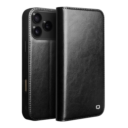 QIALINO Classic Genuine Leather Phone Case, For iPhone 17 Pro Max, For iPhone 17 Pro, For iPhone 17, For iPhone 17 Air, For iPhone 16e, For iPhone 16 Pro Max, For iPhone 16 Pro, For iPhone 16 Plus, For iPhone 16, For iPhone 15 Pro Max, For iPhone 15 Pr...