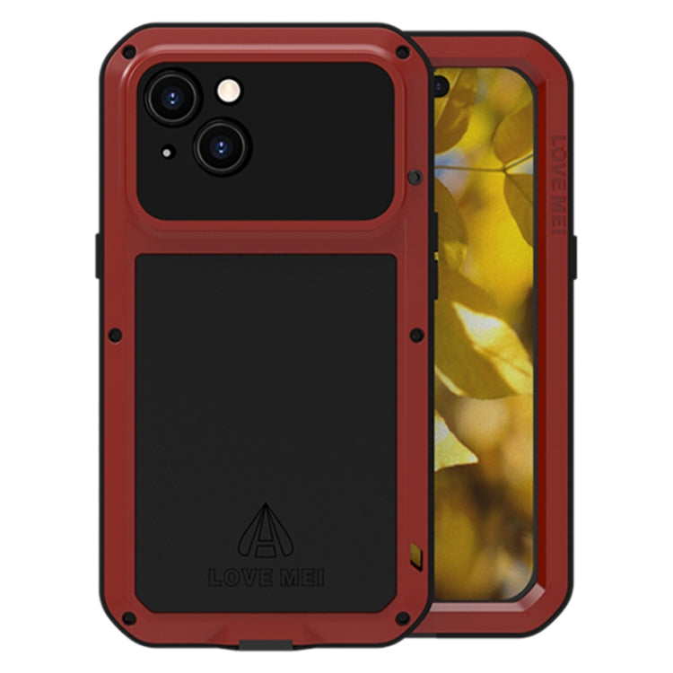 LOVE MEI Metal Shockproof Life Waterproof Dustproof Phone Case, For iPhone 16 Pro Max, For iPhone 16 Pro, For iPhone 16, For iPhone 15 Pro Max, For iPhone 15 Pro, For iPhone 15 Plus, For iPhone 15