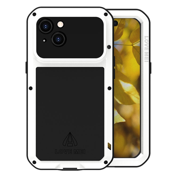 LOVE MEI Metal Shockproof Life Waterproof Dustproof Phone Case, For iPhone 16 Pro Max, For iPhone 16 Pro, For iPhone 16, For iPhone 15 Pro Max, For iPhone 15 Pro, For iPhone 15 Plus, For iPhone 15