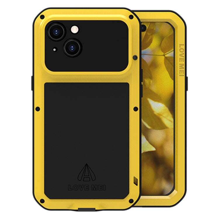 LOVE MEI Metal Shockproof Life Waterproof Dustproof Phone Case, For iPhone 16 Pro Max, For iPhone 16 Pro, For iPhone 16, For iPhone 15 Pro Max, For iPhone 15 Pro, For iPhone 15 Plus, For iPhone 15